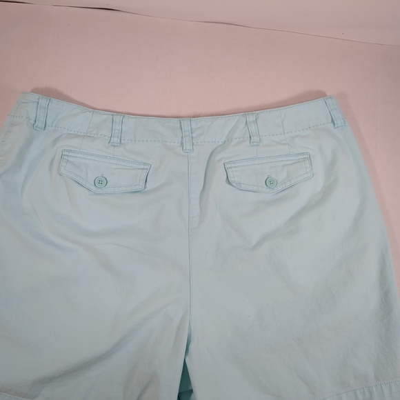 Talbots Petite Stretch Women's Blue Shorts   , Size 18W - Picture 5 of 5